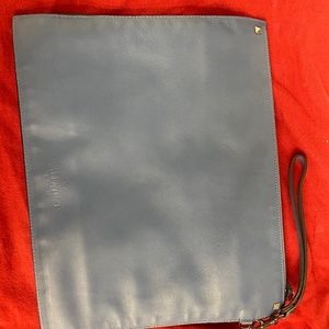 Valentino multi pocket leather handbag/clutch bag